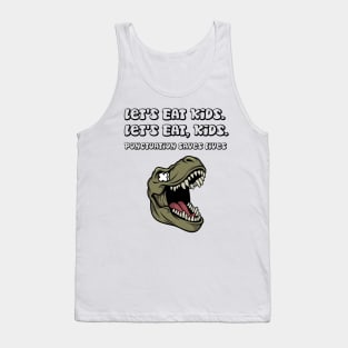 funny let's eat kids punctuation saves lives grammar Tank Top